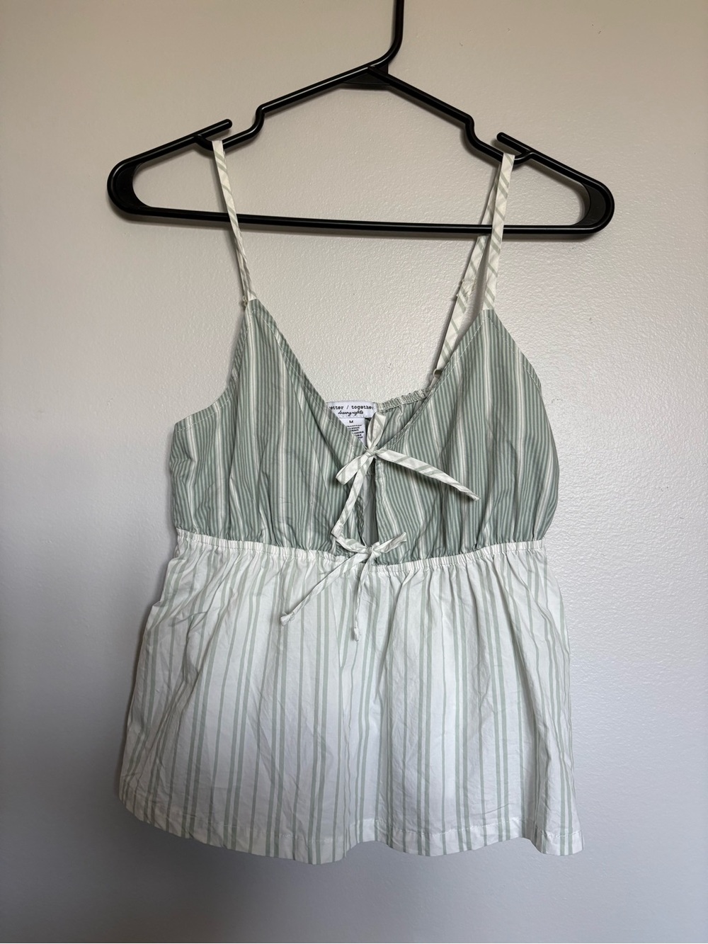 sage green tank top